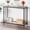 Grey, variant on AOILE Modern Gold Console Table 33.5” - Narrow Sofa Table with Glass Shelf & Metal Frame, Industrial Entryway Table for Living Room, Foyer, Bedroom