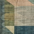 thumbnail image 1 of Ahgly Company Indoor Square Abstract Gray Abstract Area Rugs, 5' Square, 1 of 6