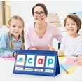 thumbnail image 4 of Phonics Cards, Early Literacy Learning Game With Color Coded Blending System, for Organized Space Reading Instruction, Multi-color, 4 of 9