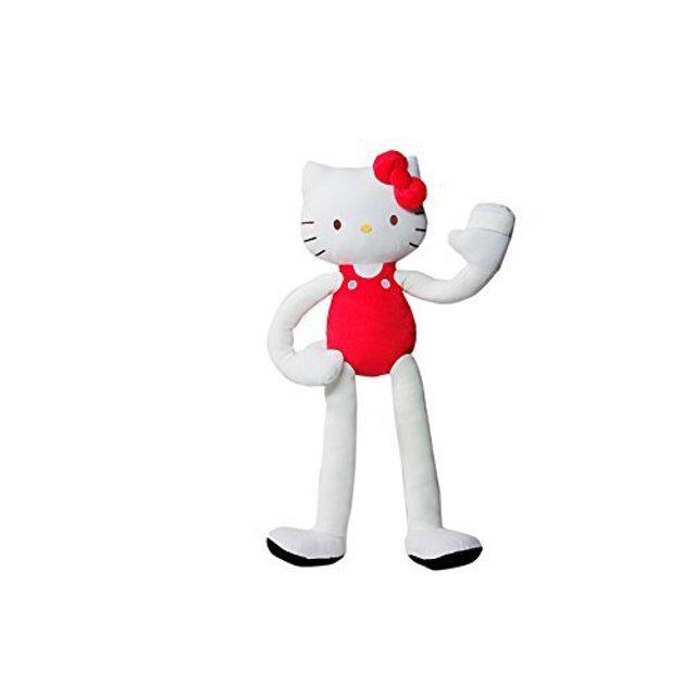 Stretchkins Hello Kitty Peluche de tamaño natural con el que puedes hacer ejercicio de baile y divertirte, rojo by Stretchkins Stretchkins 0787799961346