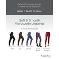 thumbnail image 2 of MeMoi Soft & Smooth Microsuede Leggings - Womens - Female (Large/X-Large, Java), 2 of 7