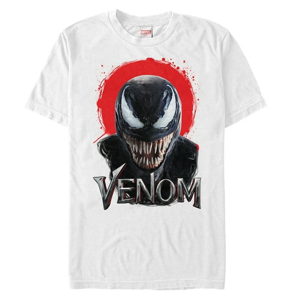 Men's Marvel Venom Film Halo  Graphic Tee White 3X Large