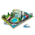 thumbnail image 1 of Melissa & Doug Juego de Aeropuerto para Llevar, Vehículos, Vías Integradas, Juego de Tren Modelo, para Niños Pequeños a Partir de 3 Años, 1 of 5
