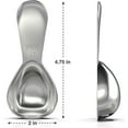 thumbnail image 2 of Stainless Steel Coffee Scoop (2 Tablespoon, 30ml) Silver, 2 of 4