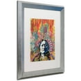 thumbnail image 2 of Trademark Fine Art "Sitting Bull 1" Canvas Art by Dean Russo, White Matte, Silver Frame, 2 of 4