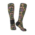 thumbnail image 5 of Lsque Snake And Flower Printed Crew Socks Men's Women's LightWeight Thin Casual Calf Socks ,Knee High Socks,Cotton Socks, 5 of 9