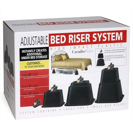 adjustable bed risers - walmart adjustable bed risers - walmart