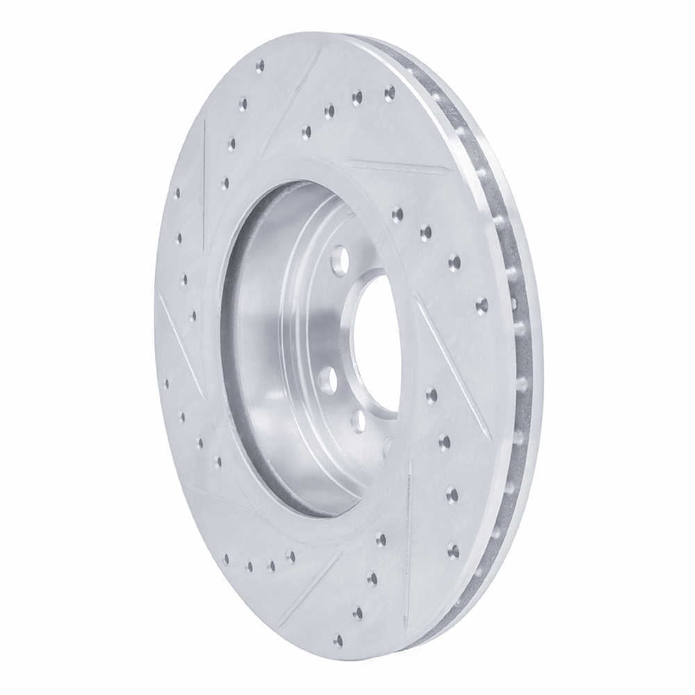 Dynamic Friction Company 631-31139R DFC Brake Rotor - Drilled And Slotted - Silver