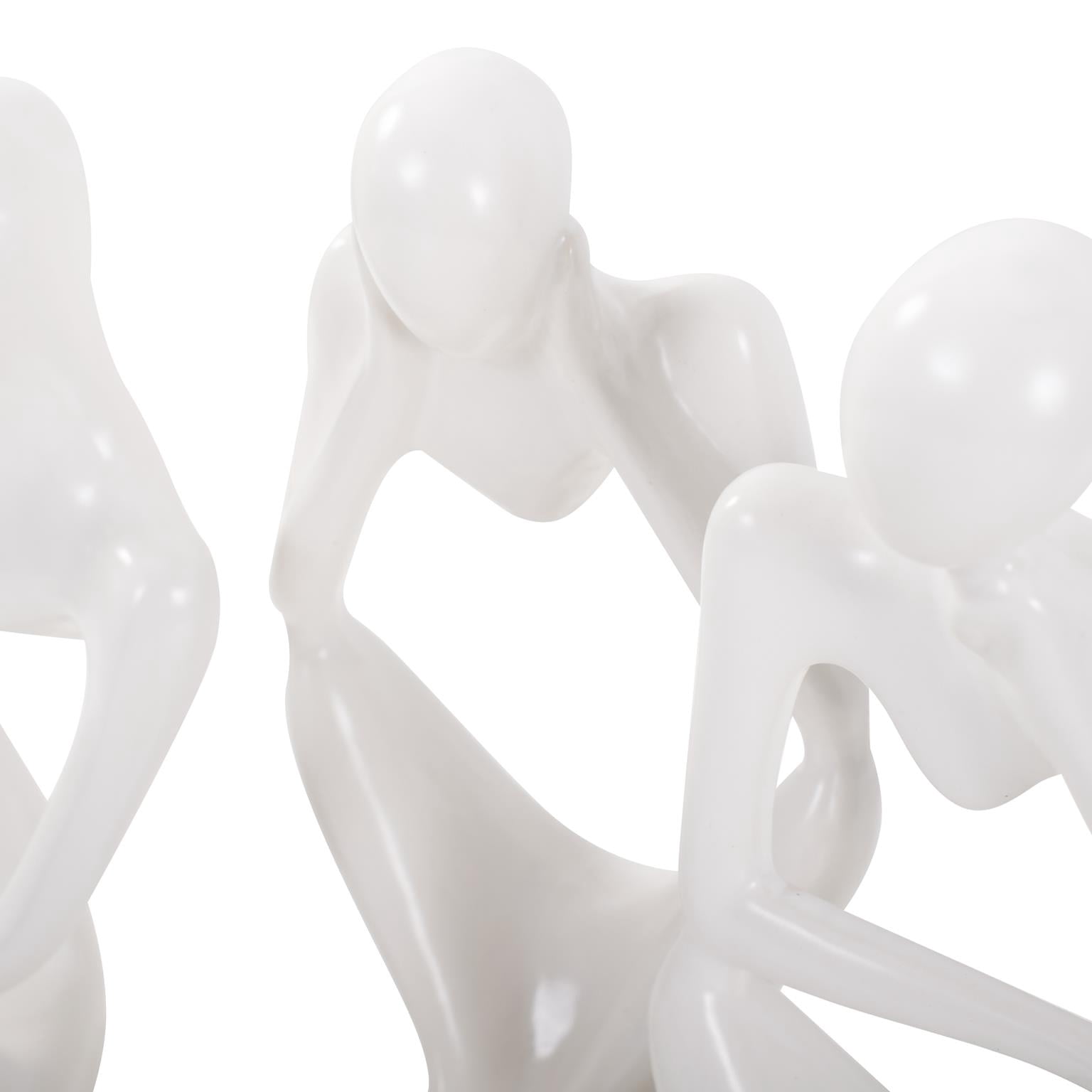 Contentment Ceramic Sculpture- Set of 3