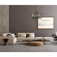 thumbnail image 2 of 60W X 6 Monza Wood Chandelier With Mesh Shade (Edison Bulbs Not Included), 2 of 3