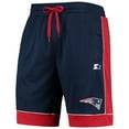 thumbnail image 2 of Men's Starter Navy/Red New England Patriots Fan Favorite Fashion Shorts, 2 of 3