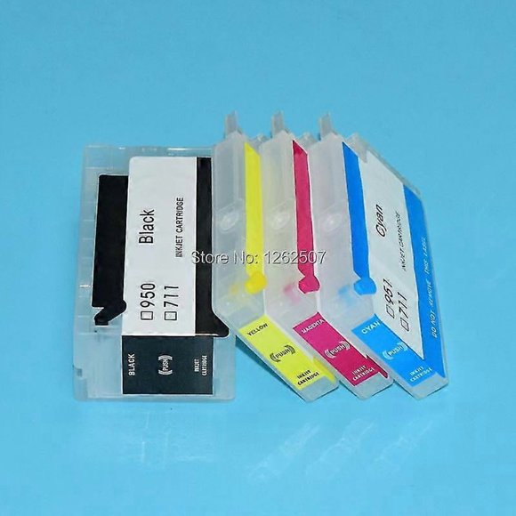 unique 950XL 952XL 953XL 954XL 955XL 711XL Refillable Ink Cartridge Without Chip For HP 7740 8710 8715 8720 8730 8740 8210 8216 8610
