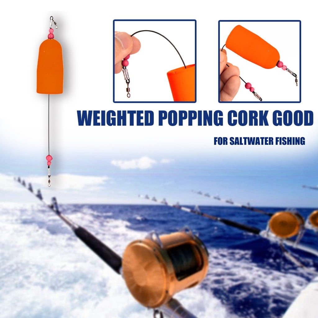 YOHOME Weighted Popping Cork Good for Saltwater Fishing Sea