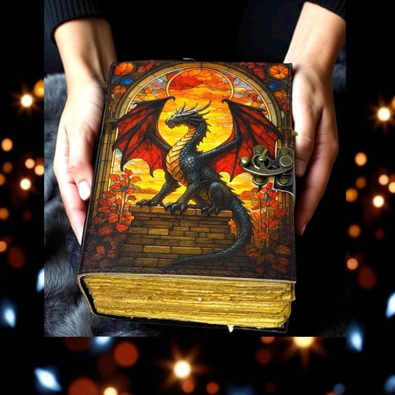 Dragon Lockable Journal, 200 Pages