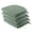 Green, variant on Panpaddle Outdoor Seat Pads Seat Cushions 4-Piece Solid Waterproof Patio Seat Chair Cushions 17"X16"X2" Rounded Square Patio Cushions, Navy Blue, Set of 4