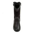thumbnail image 4 of Kensie Girl Zip-up Toddler Heel Cowgirl Boots - Black, 6, 4 of 8