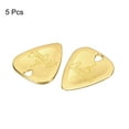 thumbnail image 3 of Unique Bargains Guitar Picks 2mm Metal Gold Tone for Guitar Musical Instrument Pack of 5, 3 of 5