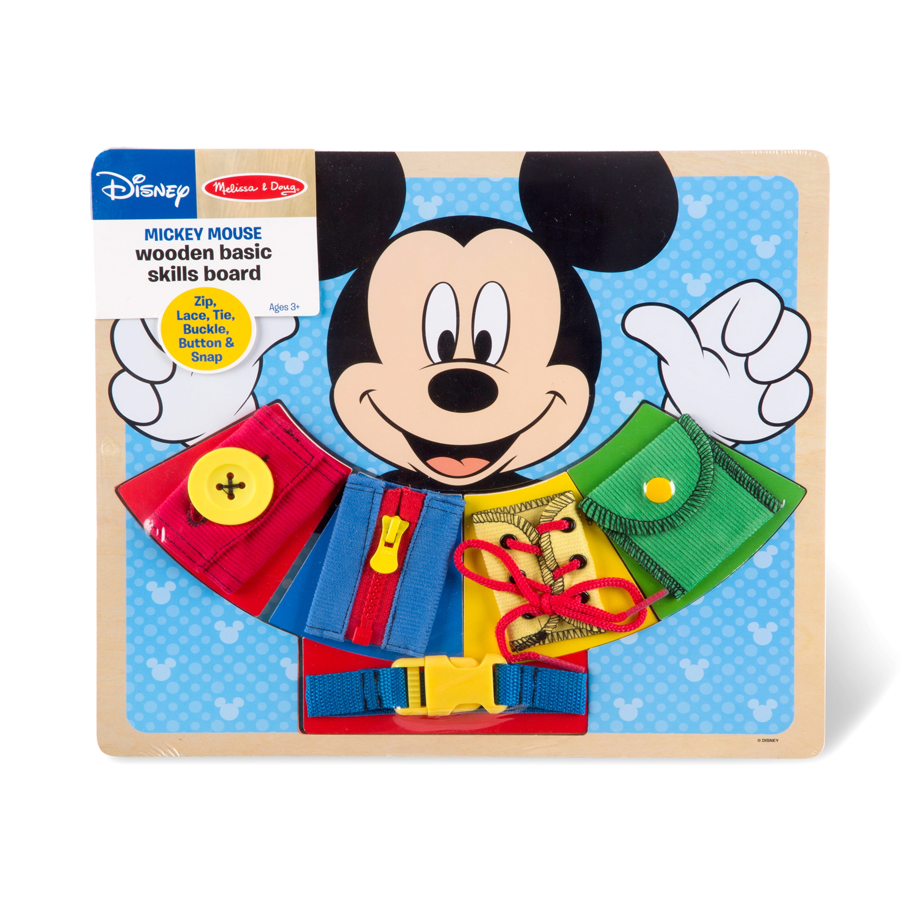 Melissa and Doug Minnie Mouse wooden basic skills board. 