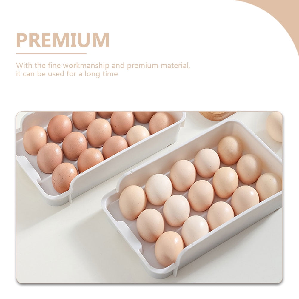 Hemoton 6-Pack Refrigerator Drawer Organizers, Fridge Storage Bins, Kitchen Fridge Accessories for Household Organization