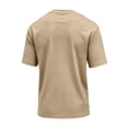thumbnail image 6 of AHMOMEI Quick Dry Men Workout Shirts Crew Neck Men's Short Sleeve Shirts Moisture Wicking Mens Shirts Khaki M, 6 of 7