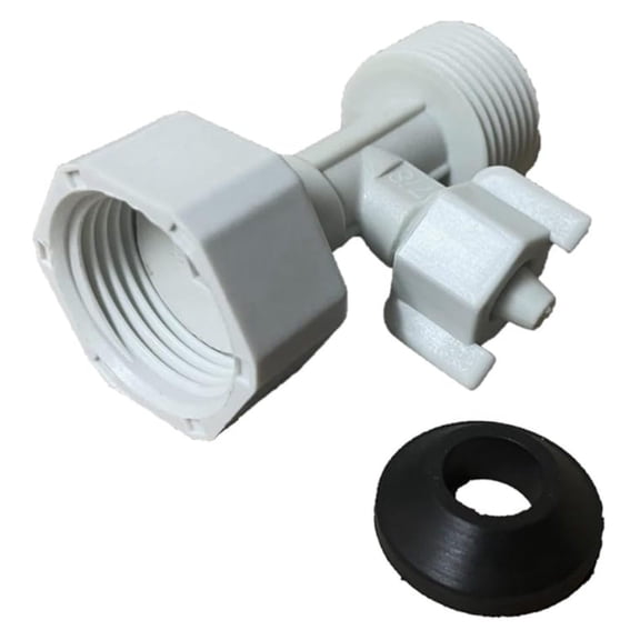 Bidet T Adapter 7/8 Inch - Metal & Nylon Tee Connector for Toilet Fill Valve - 1/4 Inch Hose Attachment - Non-Rusting, Hi-Pressure Resistant Plumbing Parts