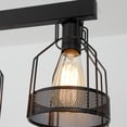 thumbnail image 5 of 5-Light Black Farmhouse Island Chandelier for Kitchen Dining Room, 5 of 5