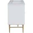 thumbnail image 6 of Meridian Furniture Modernist White Bathroom Vanity, 6 of 16