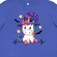 thumbnail image 4 of Inktastic Halloween Girls Unicorn Witch Youth T-Shirt, 4 of 5