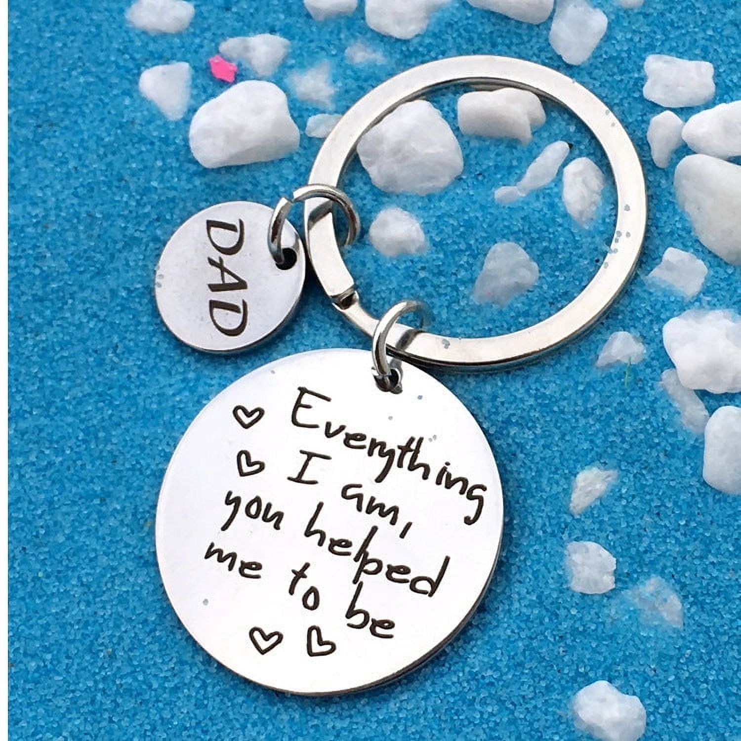 Durable Stainless Steel Keychain: Mirror Polished Key Ring, Lightweight & Portable for Keys, Bags, and Accessories