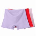 thumbnail image 4 of Sakmal Boxers Panties for Women Pack Plus Size Cotton Boyshorts High Waisted Panties Red No Show Ladies Underwear XL,3-Pack, 4 of 5