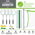 thumbnail image 2 of Set de bádminton Franklin Sports portátil para 2 a 4 jugadores, 2 of 9