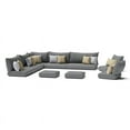 thumbnail image 6 of RST Brands Kooper Wood & Fabric 76 inch Outdoor Sofa - Charcoal Gray, 6 of 7