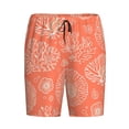 thumbnail image 4 of Naloa Beautiful Corals Men's Short Pajama Pants, Lounge Comfort Shorts with Elasticized Waistband and Side Pockets - 4X-Large, 4 of 9