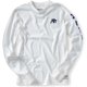 thumbnail image 1 of Aeropostale A87 - Camiseta gráfica de manga larga para hombre, color blanco, extragrande, 1 of 1