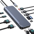 thumbnail image 1 of Estación de acoplamiento Selore 12 en 1 USB C con 3 monitores triples HDMI, 1 of 8