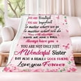 thumbnail image 3 of Sister Birthday Gifts Ideas - Gifts For A Sister From Brother, Sister Blankets From Sister, Big Sister Gift, Big Sister Gifts For Girls, Soul Sister Blanket, Birthday Gifts For Sister, 40" X 50", 3 of 5