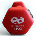 thumbnail image 4 of Par de Mancuernas de neopreno 1 kg Infinité Mod IF-MN1, 4 of 6