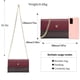 thumbnail image 5 of Bolso bandolera CHCH para mujer, bolsos para mujer, bolso de mano pequeño de cuero, bolso de hombro para/noche/mujer/teléfono móvil/señora/fiesta, 5 of 5