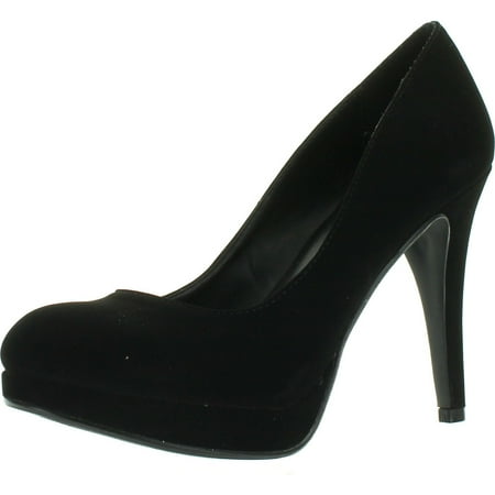 - Delicious Womens Eiffel Glossy Close Toe Dress Platform Pump Professional Women Stiletto Heel