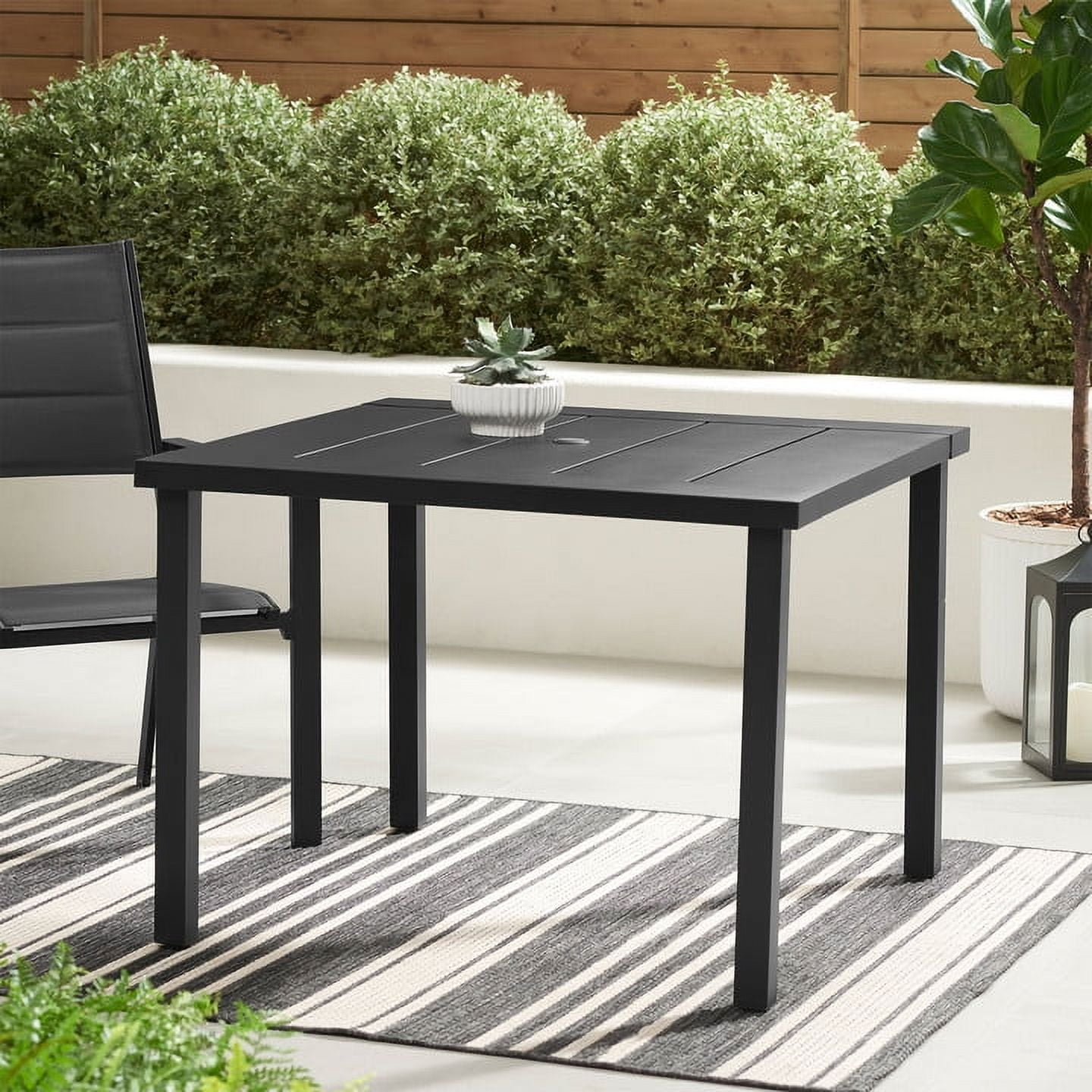 Heritage park faux wood square table discount
