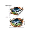 thumbnail image 3 of 24" X 36" 3D Soccer Ball Wall Stickers, Self-Adhesive Break-Through Wall Decals, Vivid Football-Themed Decor for Bedroom, Playroom, Living Room, Sports-Themed Party Decor for Family and Sports Fans, 3 of 6