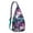 Blue-green-9, variant on Neon Sunset Palm Tree Sling Backpack – Aesthetic Tropical Beach Daypack with Vibrant Purple Orange Sunset, Lightweight & Boho Travel Crossbody Bag for Summer Adventures