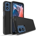 thumbnail image 5 of Innens for Moto G/G Play 5G 2024 6.5inch Shockproof Hybrid Armor Phone Case with Screen Protect Cover, Black, 5 of 15