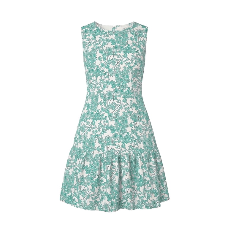 homecoming dresses mint green YestheTOYS Lime Women Formal Prom Party Evening Lounge Cocktail Button Short Sleeve Dress Dress for Women Boat Neck Midi Thin breeches with phone pocket