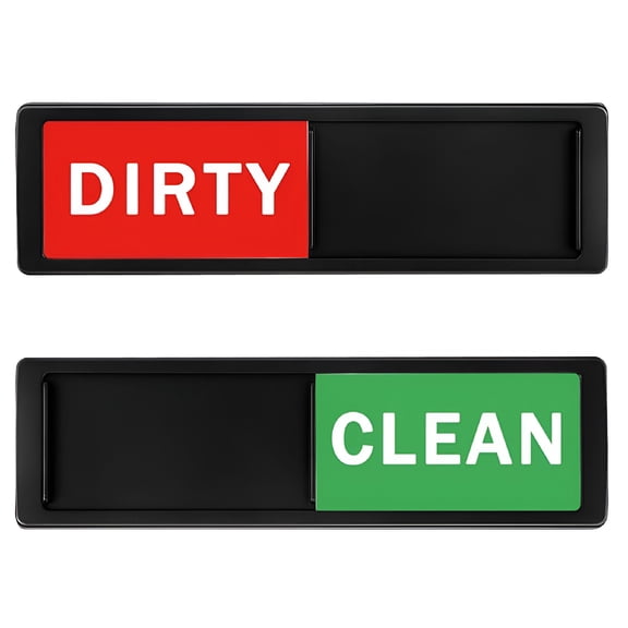 RAIRSKY Clean Dirty Dishwasher Magnet Dirty Clean Sign - Clean Dirty Sign -Clean Dirty Magnet New Home Essentials,Heavy Duty Magnetic Indicator