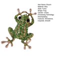 thumbnail image 7 of Lifetechs Unisex Brooch Frog Shape Alloy Rhinestone Decor Anti-slip Bag Coat Collar Hat Scarf Decoration Clothes Pin Party Prom Garment Jewelry, 7 of 7