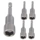 thumbnail image 2 of 5Pcs Hex Socket Chrome Vanadium Steel Strong Magnetic Nut Electric Drill Screwdriver Bit 12mm, 2 of 5
