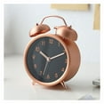 thumbnail image 2 of Bedside Alarm Clock Simple Metal Bell Clock Classic Shuang Ling Super Loud Student Alarm Clock Mechanical Desk Clock Mute Big Numbers, 2 of 14