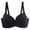 Black, variant on Minimizer Bras for Women Enchante Full Coverage Underwire Bras Plus Size Lifting Floral Lace Bra for Heavy Breast(Grey,85D)