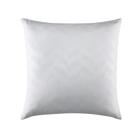 Better Homes Gardens Embossed Herringbone Square Euro Pillow 26 X 26 White Walmart Com Walmart Com